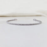 white gold tennis bracelet 2tcw