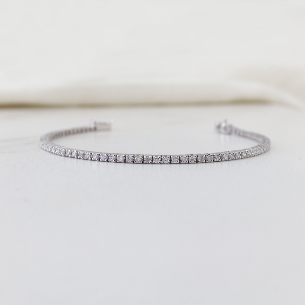 Dainty Tennis Bracelet - Two Pearls Shop