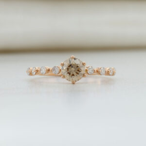 c3 champagne diamond ring