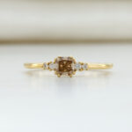 c4 champagne diamond ring