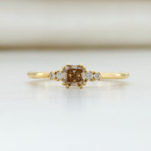 c4 champagne diamond ring