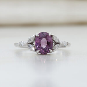 purple spinel ring