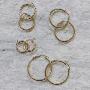 hoop earrings