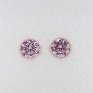 argyle origin pink diamonds 7pp purplish pink matched pair