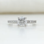 labgrown diamond engagement ring