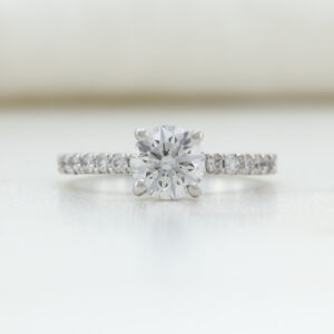 labgrown diamond engagement ring