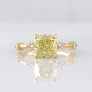 yellow diamond ring