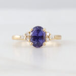 purple sapphire ring