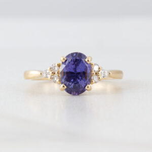 purple sapphire ring