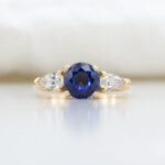 ceylon sapphire engagement ring