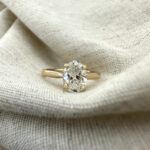 Oval Solitaire ring