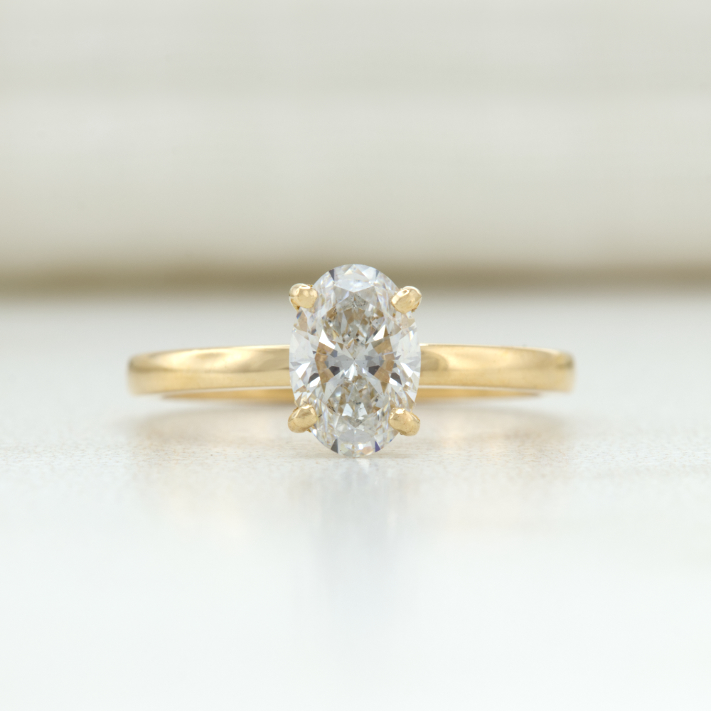 labgrown diamond engagement ring