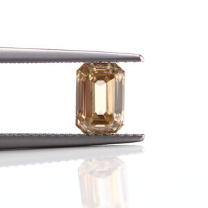 argyle champagne emerald cut diamond c2 1.05ct